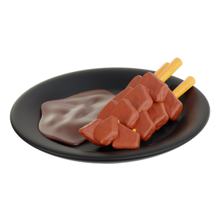 Satay  3D Icon