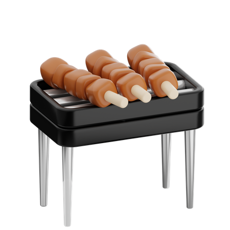 Satay  3D Icon