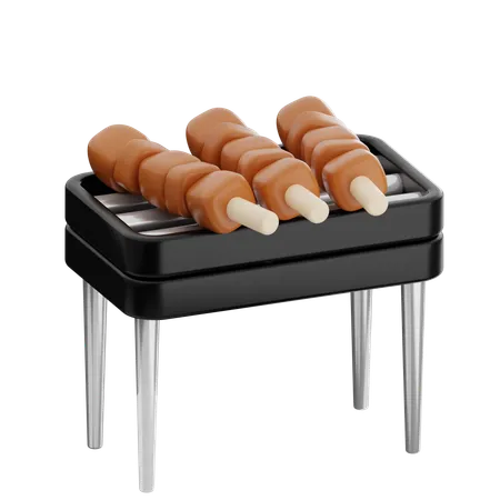 Satay  3D Icon