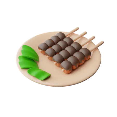 Satay  3D Icon