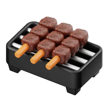 Satay  3D Icon