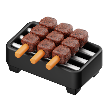 Satay  3D Icon