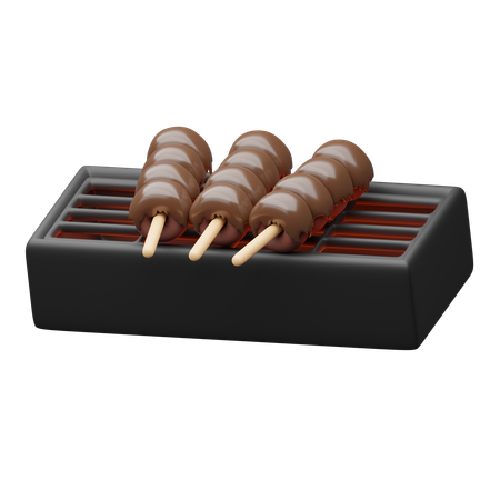 Satay  3D Icon