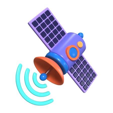 Satélite  3D Icon