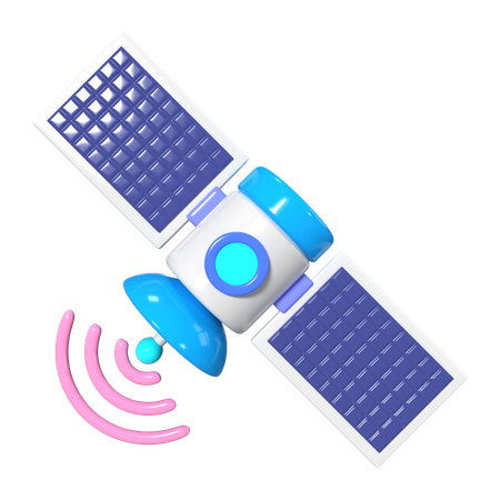 Satélite  3D Icon