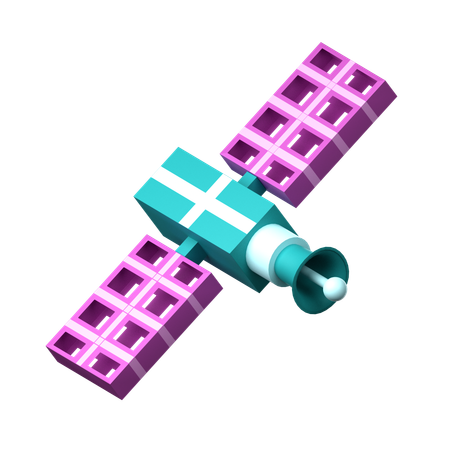 Satélite  3D Icon