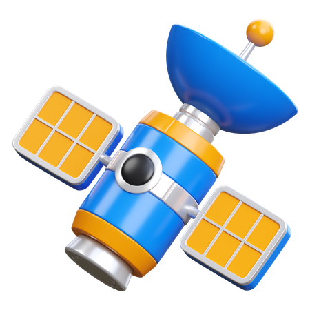 Satélite  3D Icon