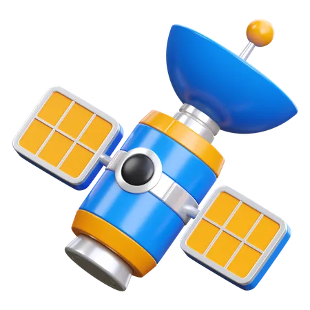 Satélite  3D Icon