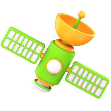 Satélite  3D Icon