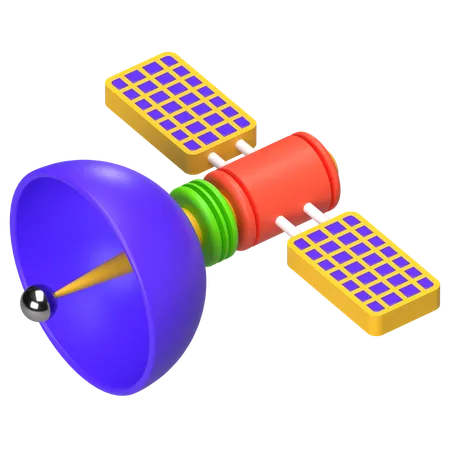 Satélite  3D Icon