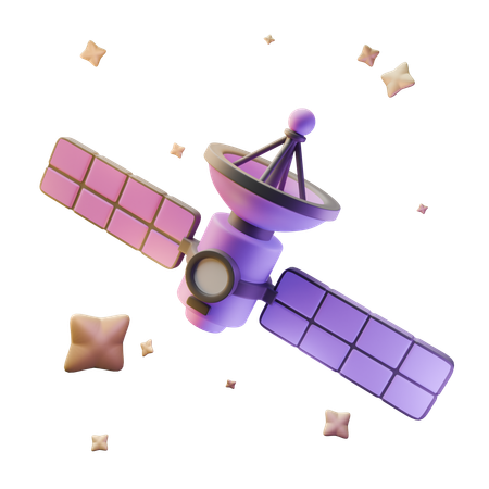 Satélite  3D Icon