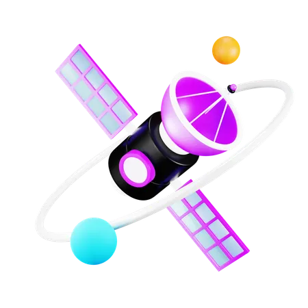 Satelite  3D Icon