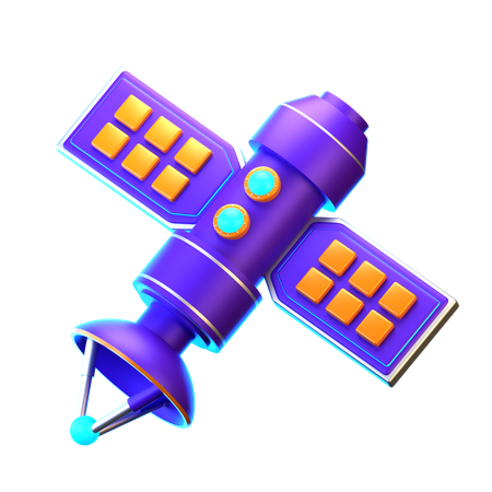 Satelite  3D Icon