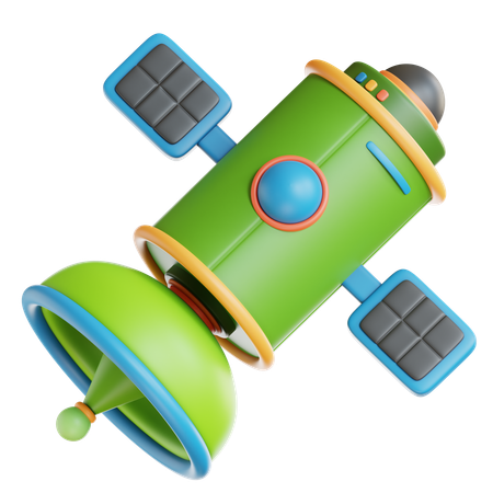 Satélite  3D Icon