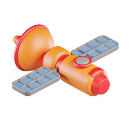 Satélite  3D Icon