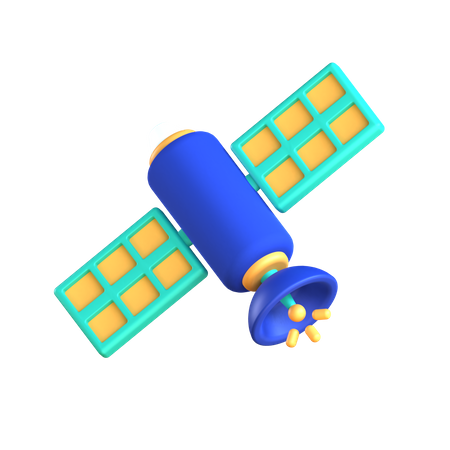 Satélite  3D Icon