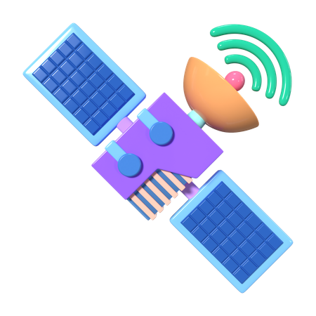 Satélite  3D Icon