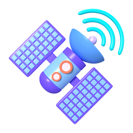 Satélite  3D Icon