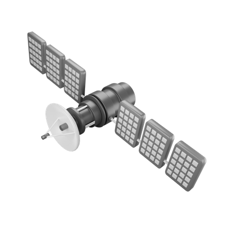 Satélite  3D Illustration