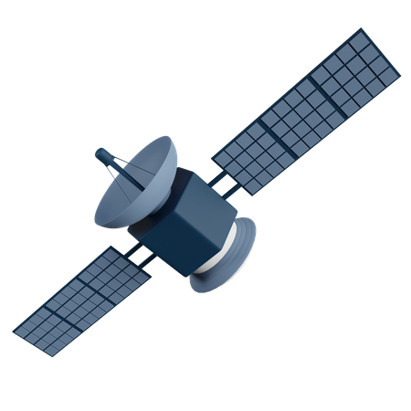 Satélite  3D Illustration