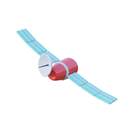 Satélite  3D Illustration