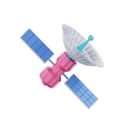 Satélite  3D Icon