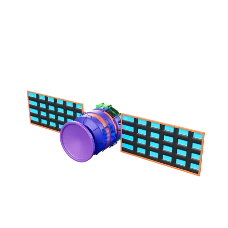 Satélite  3D Icon