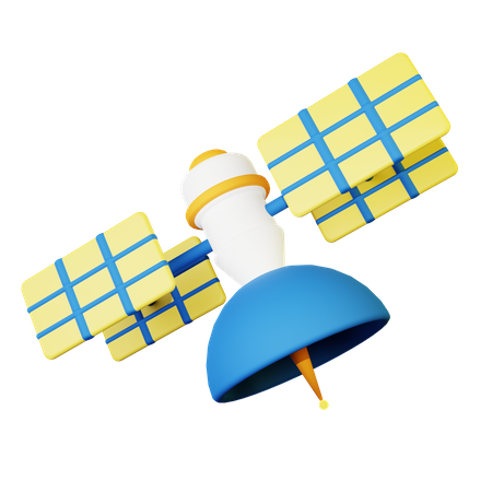 Satélite  3D Icon