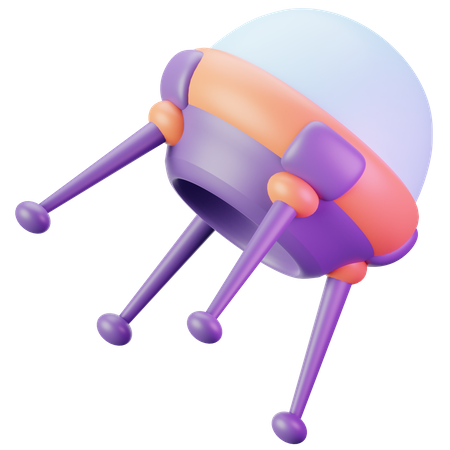 Satélite  3D Icon