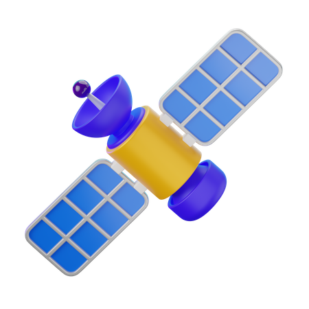 Satélite  3D Icon