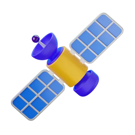 Satélite  3D Icon