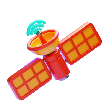 SATELITE COMMUNICATION  3D Icon