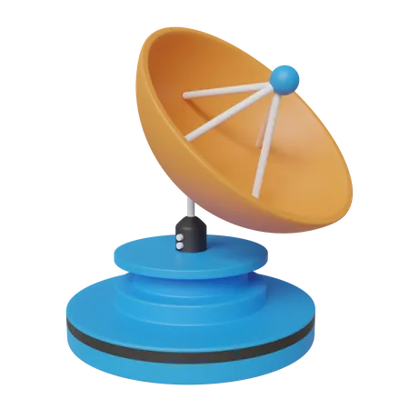 Satelite Dish  3D Icon