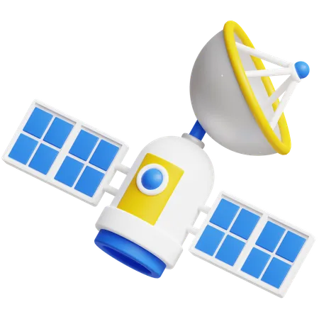 Satélite espacial  3D Icon