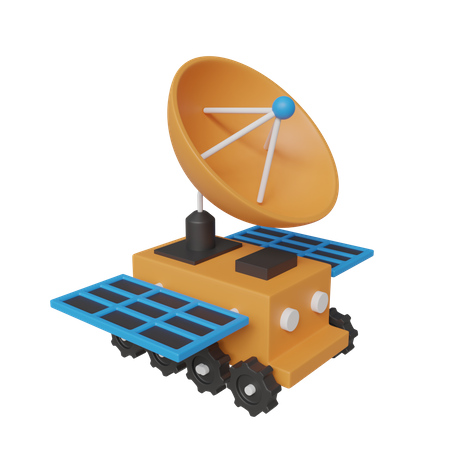 Satelite Robot  3D Icon