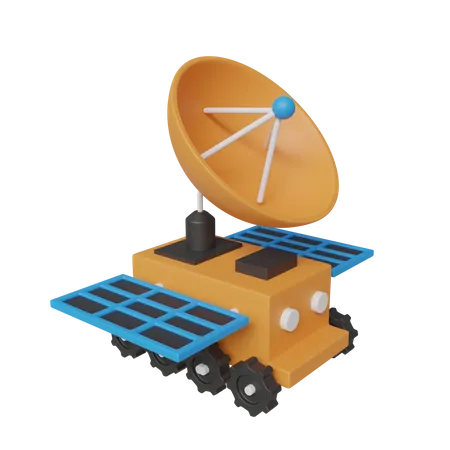Satelite Robot  3D Icon