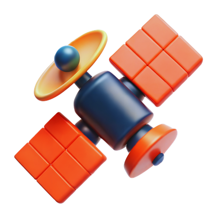 Satellit  3D Icon