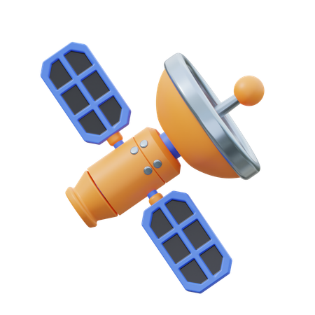 Satellit  3D Icon