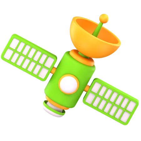 Satellit  3D Icon