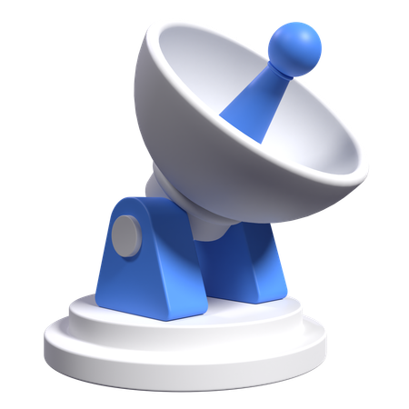 Satellit  3D Icon