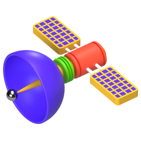 Satellit  3D Icon