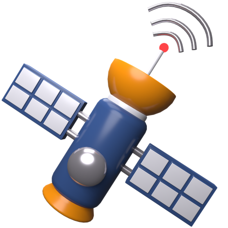 Satellit  3D Icon