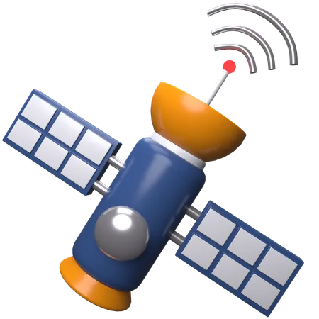 Satellit  3D Icon