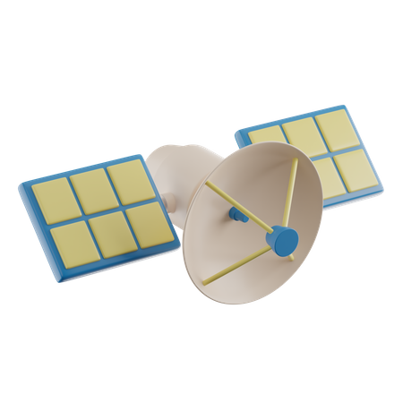 Satellit  3D Illustration