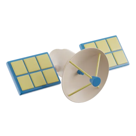 Satellit  3D Illustration