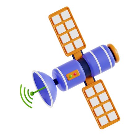 Satellit  3D Icon
