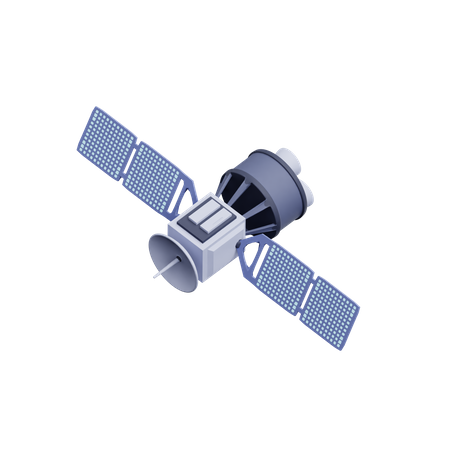 Satellit  3D Icon