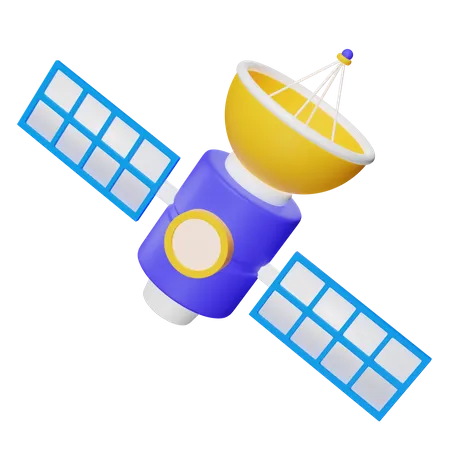 Satellit  3D Icon