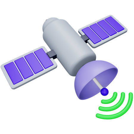 Satellit  3D Icon