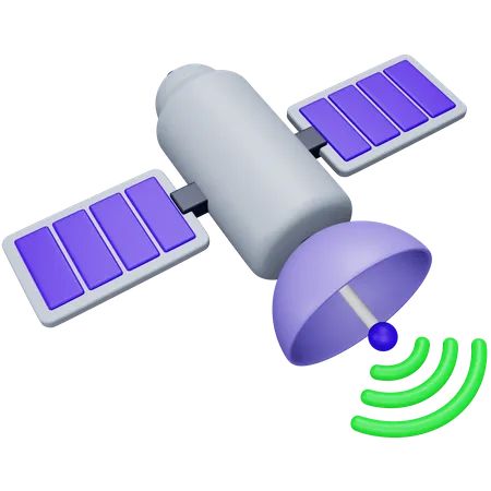 Satellit  3D Icon